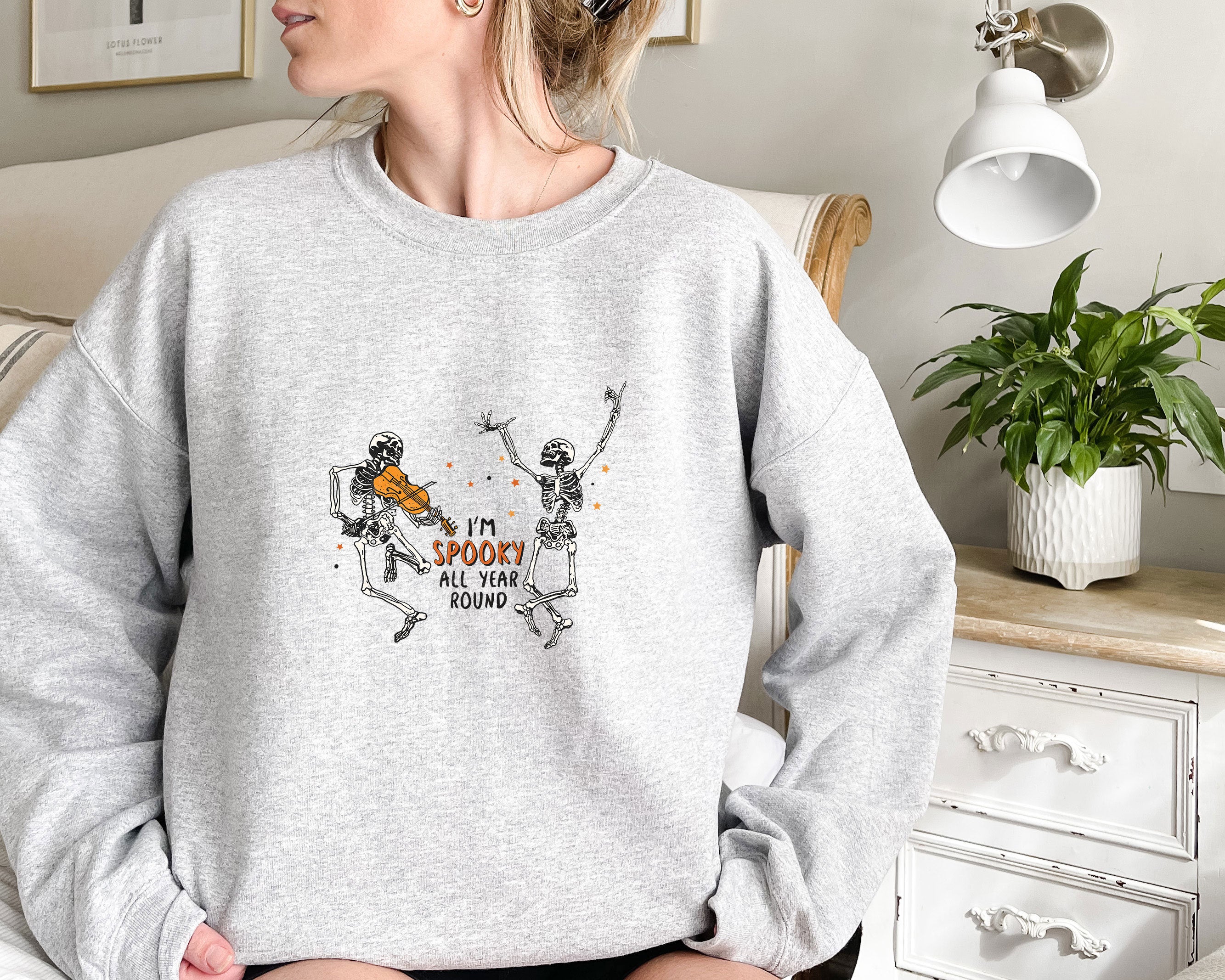 Halloween Sweatshirt, Halloween Crewneck Sweater, Pumpkin Fall Sweater, Spooky Sweatshirt, Funny Halloween Gift, Halloween Party Top