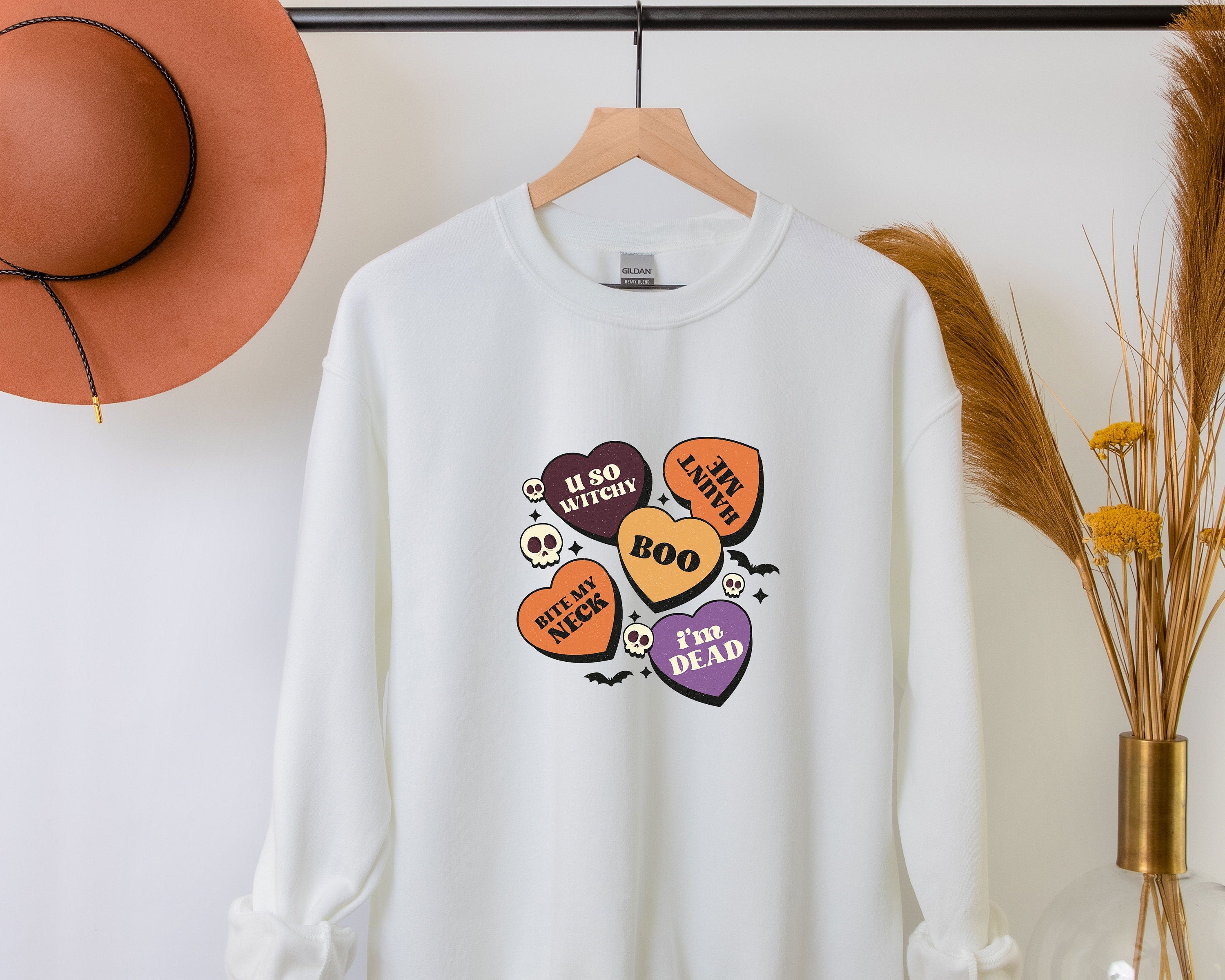 Halloween Sweatshirt, Halloween Crewneck Sweater, Pumpkin Fall Sweater, Spooky Sweatshirt, Funny Halloween Gift, Halloween Party Top