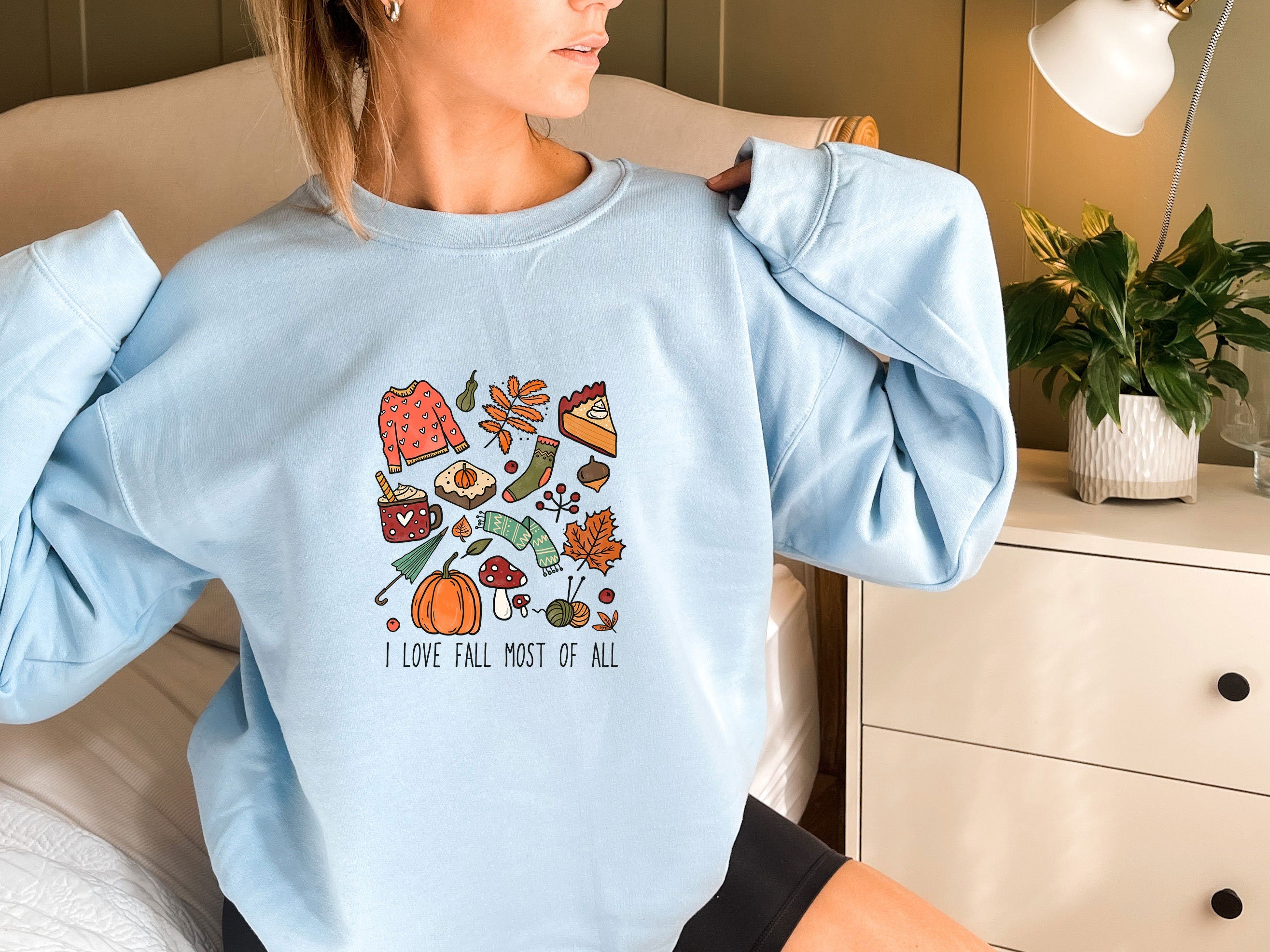 Fall Sweatshirt, Cute Autumn Sweatshirt, Crewneck Sweatshirt, Sweater for Fall, Fall Sweatshirt Women, Coffee Sweatshirt, Womens fall shirt