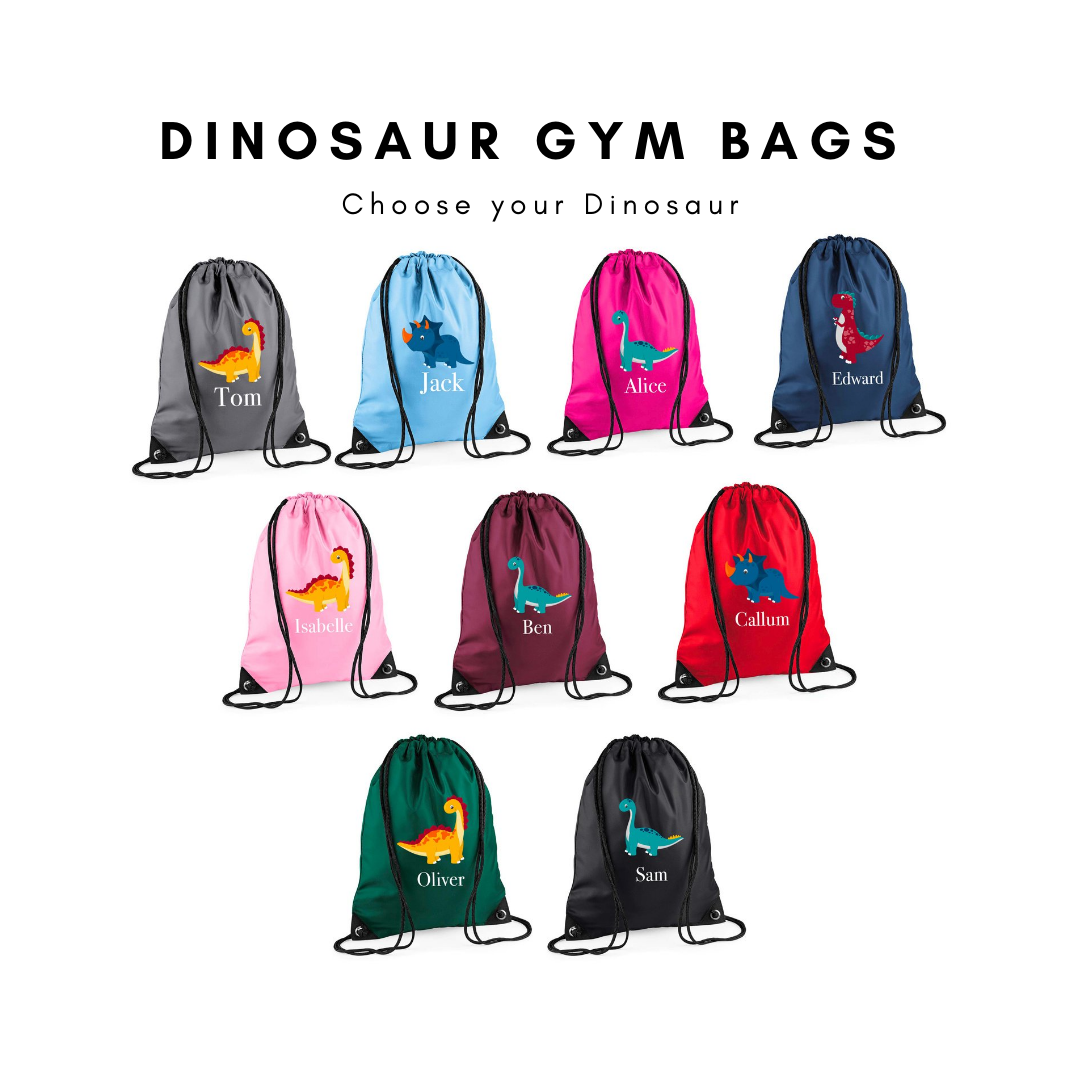 Dinosaur Gym Bags