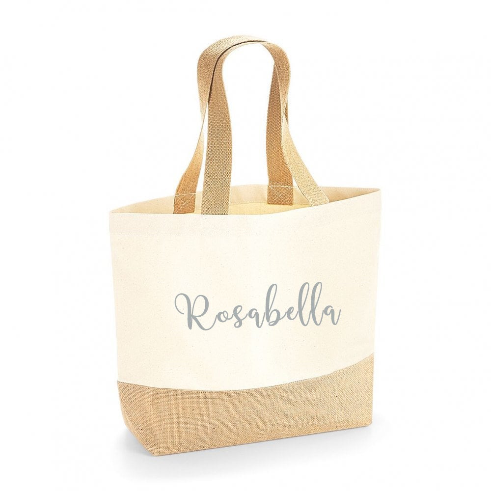 Personalised Large Tote Shopping Bag