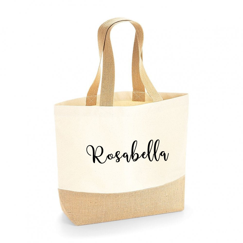 Personalised Large Tote Shopping Bag