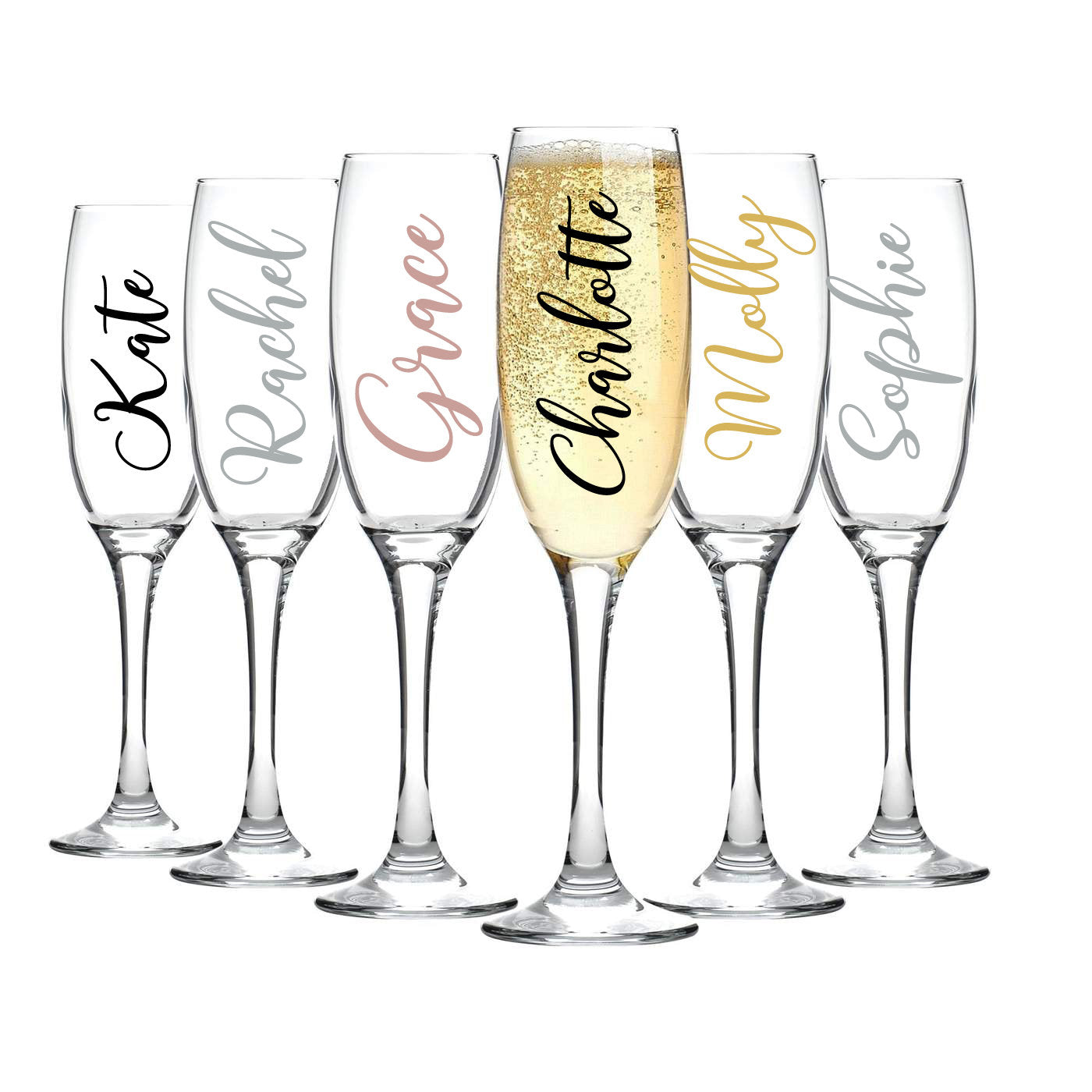 Personalised Champagne / Prosecco Glass