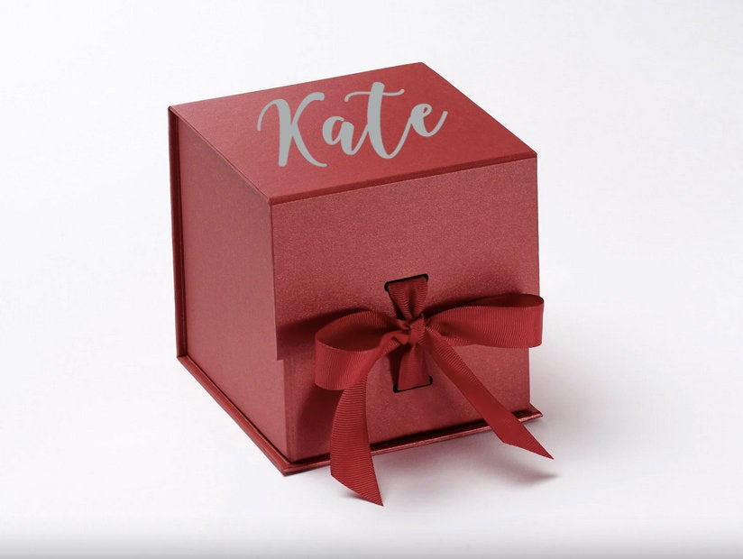 Large Cube Personalised Gift Box
