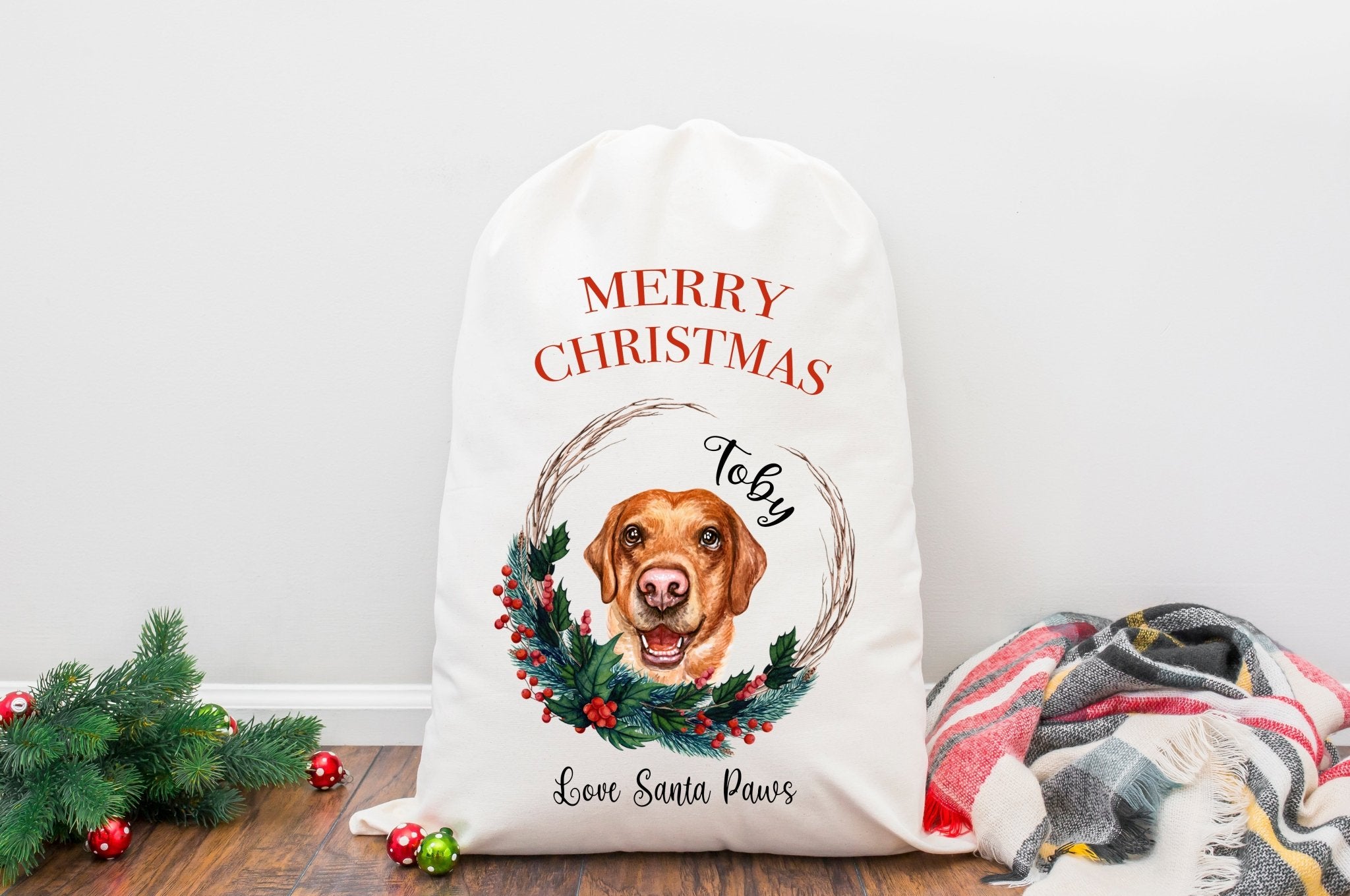 Labrador Christmas Sack - Jessica Hollie Gifts