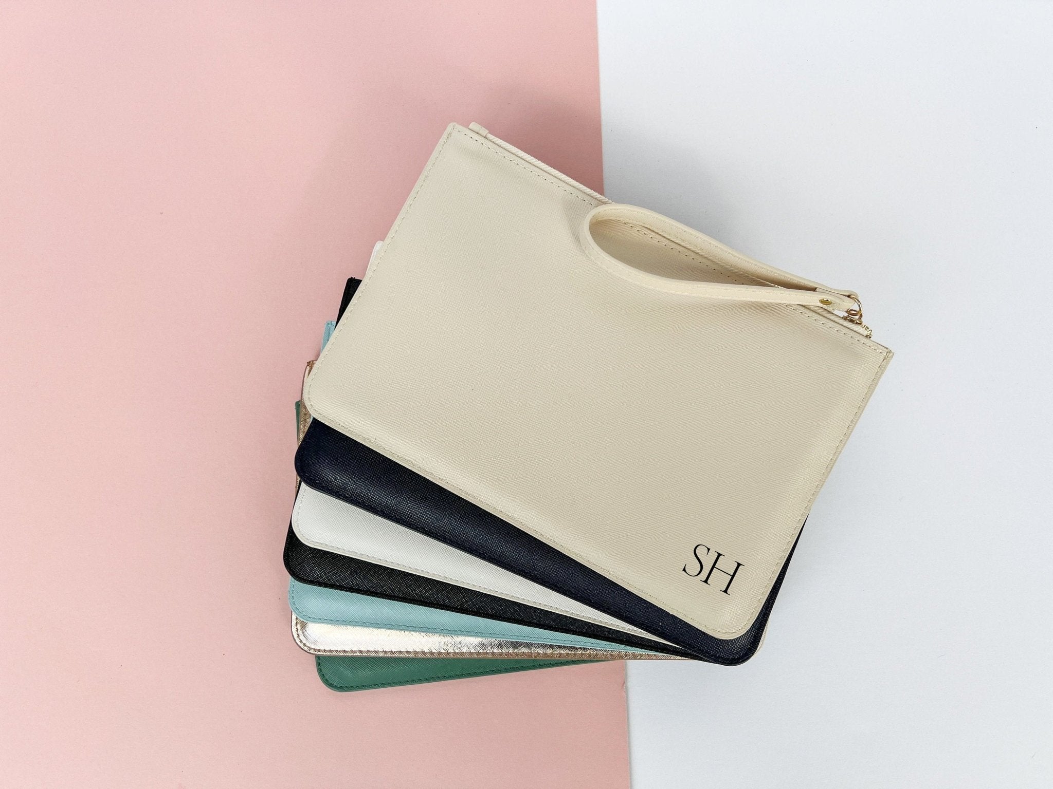 Monogrammed Initial Clutch Bag - Jessica Hollie GiftsAccessory