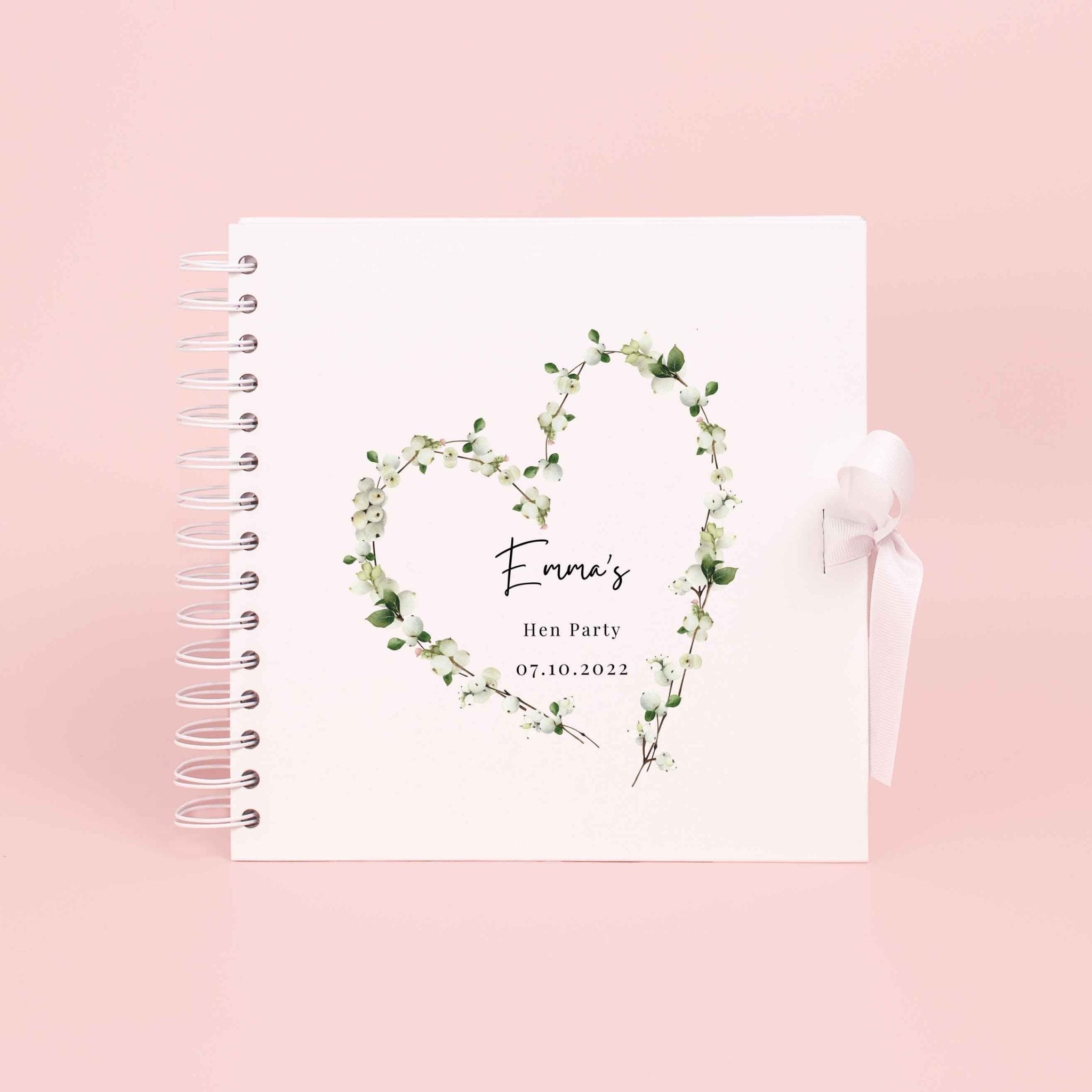 Personalised Hen Party Scrapbook Photo album, Bridal Shower Scrapbook, Hen do scrapbook, Wedding Photo Book, Scrapbook Blank, Photo Book - Jessica Hollie Gifts
