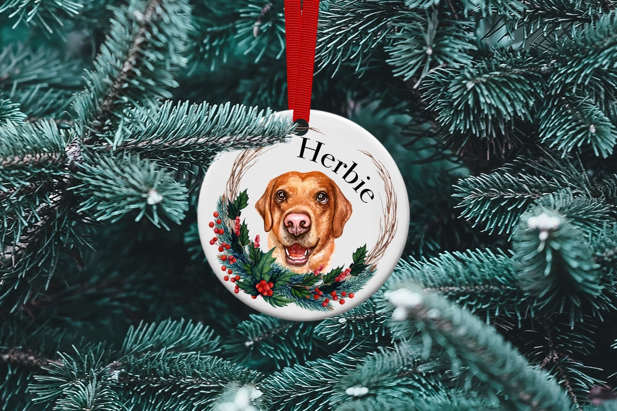 Personalised Labrador dog bauble - Jessica Hollie Gifts