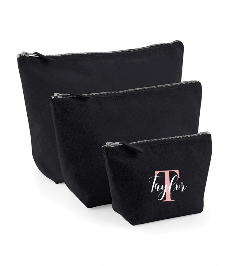 Personalised Makeup Bag – Custom Name Makeup Bag for Gifts, Bridesmaids & Travel - Jessica Hollie GiftsBag